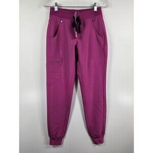 Figs Women's Size XXS Zamora 2.0 Jogger Scrub Pants Pink 840247455092 NWT